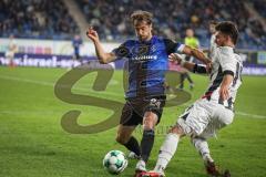3. Liga - Saison 2026/27 - Waldhof Mannheim - FC Ingolstadt 04 - Lukas Klünter (Nr.24 - Waldhof Mannheim) - Linus Rosenlöcher (Nr.19 - FCI) - Foto: Meyer Jürgen