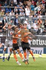 3. Liga; SV Sandhausen - FC Ingolstadt 04; Sebastian Grönning (11, FCI) Kopfball Schuster Lion (5 SVS) Julian Kügel (31, FCI)