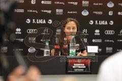 3. Liga - Saison 2024/25 - Pressekonferenz - FC Ingolstadt 04 -  - Cheftrainerin Sabrina Wittmann (FCI) - XXXXX - Foto: Meyer Jürgen