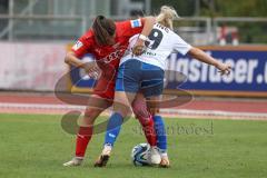 2. Fußball-Liga - Frauen - Saison 2023/2024 - FC Ingolstadt 04 - SC Sand - Anna-Lena Härtl (Nr.4 - FCI Frauen) - Loving Emma weiss Sand  - Foto: Meyer Jürgen