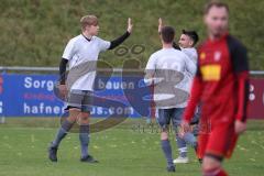 2023_11_5 - SV Kasing - TV Münchsmünster - Kreisliga - Saison 2023/24 -  Der 1:1 Ausgleichstreffer durch Tobias Schmid grau Münchsmünster  - jubel - Foto: Meyer Jürgen