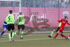 2. Frauen-Bundesliga - Testspiel - Saison 2021/2022 - FC Ingolstadt 04 - SV 67 Weinberg - Haim Vanessa (#13 FCI) - Klug Sandra Torwart Weinberg - Foto: Meyer Jürgen