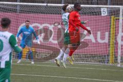 Bayernliga Süd - Saison 2022/2023 - FC Ingolstadt 04 - SV Schalding Heining - Mussa Fofanah (Nr.7 - FCI II) - Tschugg Markus #26 grün Schalding - Foto: Meyer Jürgen