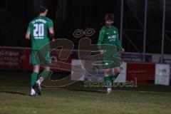 Landesliga - Saison 2024/25 - SV Manching - FC Ehekirchen - Luca Bienek (Nr.16 - SV Manching) mit dem 1:0 Führungstreffer - jubel- Foto: Meyer Jürgen