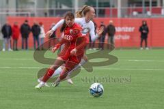 2. Bundesliga Frauen - Saison 2023/24 - FC Ingolstadt 04 Frauen - FC Carl Zeiss Jena - Anna-Lena Härtl (Nr.4 - FCI) - Ter Horst Jette weiss Jena - Foto: Meyer Jürgen