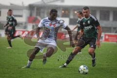 Bezirksliga - Saison 2026/27 - TSV Gaimersheim - FC Türk Sport Garching - Nicolae Nechita schwarz Gaimersheim - Baldwin Wilson weiss Garching -  Foto: Meyer Jürgen