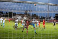 Bayernliga - U17 - Saison 2022/2023 - FC Ingolstadt 04 -  1860 München - Der 3:0 Führungstreffer durch Sinai Engjell rot FCI - Jubel - Torwart Dunker Mauricio 1860 München - Foto: Meyer Jürgen