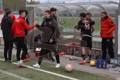 B-Junioren - Bayernliga -  Fc Ingolstadt 04 - TSG 1860 Rosenheim - Das Spiel ist aus - jubel - Florian Stegmeier  Trainer FCI - Foto: Meyer Jürgen