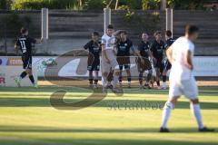 Landesliga - Saison 2026/27 - SV Manching - VFR Neuburg - Der 1:0 Führungstreffer durch Kevin Csatari (Nr.15 - SV Manching) - jubel - XXXXX - Foto: Meyer Jürgen