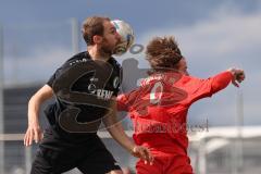 Bayernliga Nord - Saison 2023/24 - FC Ingolstadt 04 II - SC Eltersdorf- Krupa Jeroen (NR.9 - FCI) - Karmann Andre schwarz Eltersdorf - Foto: Meyer Jürgen