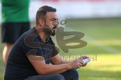 Freundschaftsspiel - Saison 2023/2024 - SV Manching - AL Jazira - Cheftrainer Serkan Demir (SV Manching) - Foto: Meyer Jürgen
