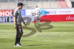 2.BL; FC Ingolstadt 04 - 1. FC Heidenheim; Niederlage, Spiel ist aus, 1:2, Cheftrainer Roberto Pätzold (FCI)