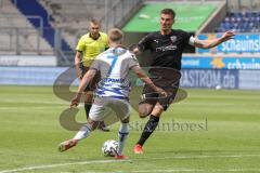 3. Liga - MSV Duisburg - FC Ingolstadt 04 - Stefan Kutschke (30, FCI) Lukas Scepanik (7 MSV)