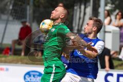 BZL - Oberbayern - SV Manching - TSV Rohrbach - Thomas Schreiner (#11 Manching) - Tobias Thoma blau Rohrbach - Foto: Jürgen Meyer