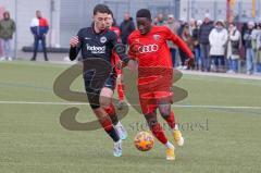 A - Junioren Bundesliga Süd/Südwest -  Saison 2021/2022 - FC Ingolstadt 04 - Eintracht Frankfurt - Madougou Ibrahim (#9 FCI) - Foto: Meyer Jürgen