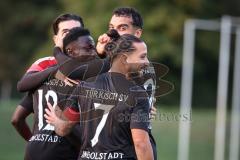 Kreisliga - Saison 2026/27- SV Zuchering - Türkisch SV Ingolstadt - Der 0:1 Führungstreffer durch Boubacarr Saho schwarz Türkisch - Foto: Meyer Jürgen