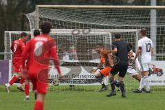 Kreisliga - Saison 2025/26- TSV Kösching - SV Kasing - Der 1:1 Ausgleichstreffer durch Johannes Tannwitz rot Kösching - Bernhard Feil Torwart Kasing - jubel -  - Foto: Meyer Jürgen