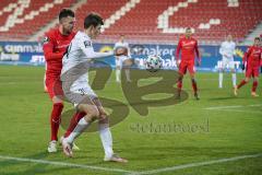 3. Liga - FSV Zwickau - FC Ingolstadt 04 - Merlin Röhl (34, FCI) Frick Davy (19 Zwickau)