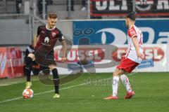 2.BL; SSV Jahn Regensburg - FC Ingolstadt 04; Christian Gebauer (22, FCI) Charalambos Makridis (26 Jahn)