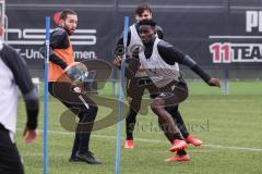 2.BL; FC Ingolstadt 04 - Trainingsstart nach Winterpause, Neuzugänge, Hans Nunoo Sarpei (FCI) Rico Preißinger (6, FCI) Thomas Keller (27, FCI)