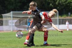 2. Fußball-Liga - Frauen - Saison 2022/2023 - FC Ingolstadt 04 - FCB München II - Lea Wolski (Nr.6 - FCI Frauen) - Gaißer Fiona rot München - Foto: Meyer Jürgen