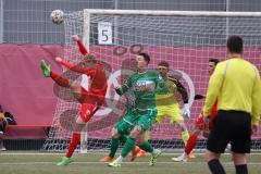 Freundschaftsspiel - Saison 2022/2023 - FC Ingolstadt 04 - VFB Eichstätt - Herm Tim (Nr.16 - Fc Ingolstadt 04 II) - Torwart Dehler Maurice (Nr.22 - Fc Ingolstadt 04 II) - Foto: Meyer Jürgen