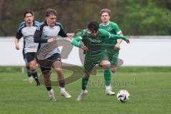 Bezirksliga - Saison 2025/26 - TSV Ober./Unterhaunstadt - FC Gerolfing - Ahmet Altay (Nr.25 - FC Gerolfing) - Fabio Udella grau Ober./Unterhaunstadt - Foto: Meyer Jürgen