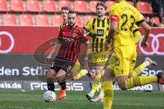 3. Liga; FC Ingolstadt 04 - Borussia Dortmund II; David Kopacz (29, FCI) Pohlmann Ole ( BVB2)