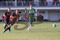 Testspiel - 2. Bundesliga - VfB Eichstätt - FC Ingolstadt 04 - Stefan Kutschke (30, FCI) Maximilian Wolfram (8, FCI) Florian Lamprecht (Nr.23 - VfB)