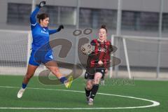 ***2. Bundesliga Frauen - Saison 2025/26 - FC Ingolstadt 04 Frauen - SV Meppen - Lea Wolski (Nr.5 - FC Ingolstadt Frauen I) - Blaschka Anouk blau Meppen - Foto: Meyer Jürgen