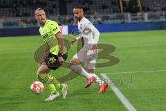 DFB Pokal; Borussia Dortmund - FC Ingolstadt 04; Wolf Marius (39 BVB) Fatih Kaya (9, FCI)