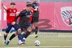 Bayernliga Süd - Saison 2021/2022 - FC Ingolstadt 04 II -  SpVgg Unterhaching - Simon Kampmann #20 FCI - Foto: Meyer Jürgen