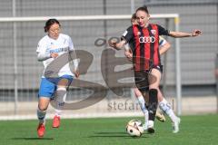 2. Bundesliga Frauen - Saison 2024/25 - FC Ingolstadt 04 Frauen - SC Sand - Nadja Burkhard (Nr.7 - FCI Frauen) - Takizawa Rio weiss Sand - Foto: Meyer Jürgen