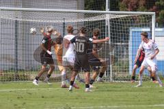 *** A-Junioren Bundesliga  - Saison 2025/26 - A-Junioren - FC Ingolstadt 04 - 1. FC Nürnberg - Der 0:2 Führungstreffer durch Theinhard Johannes weiss Nürnberg - jubel  - Atchoffo Bryan Torwart FCI  - Foto: Meyer Jürgen