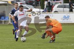 Kreisklasse - Saison 2023/2024 - TSV Großmehring - SV Buxheim - Alex Libeg weiss Buxheim - Maximlian Förstl
 Torwart Großmehring - Foto: Meyer Jürgen
