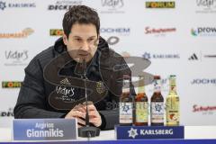 3. Liga; 1. FC Saarbrücken - FC Ingolstadt 04; 1:0 Pressekonferenz Interview Cheftrainer Argirios Giannikis (FCS)