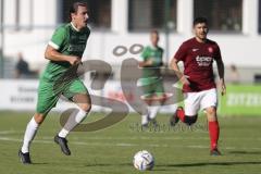Kreisliga - Saison 2023/2024 - FC Gerolfing - Türk SV Ingolstadt - Niklas Nissl grün Gerolfing - Foto: Meyer Jürgen