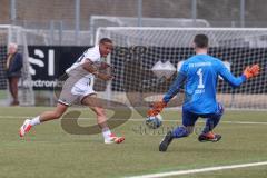 Bayernliga Nord - Saison 2024/25 - FC Ingolstadt 04 II - TSV Kornburg - Micah Ham (Nr.25 - FCI U21) - Ockert Arthur Torwart Kornbuch - Foto: Meyer Jürgen