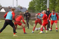 Bayernliga Süd - Saison 2021/2022 - FC Ingolstadt 04 II - VfB Hallbergmoos - Käs Alexander Trainer FCI - Foto: Meyer Jürgen