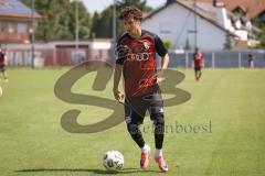 A-Junioren Bundesliga  - Saison 2026/27 - A-Junioren - FC Ingolstadt 04 - Jahn Regensburg - Ilias Abhir rot FCI - XXXXX - Foto: Meyer Jürgen