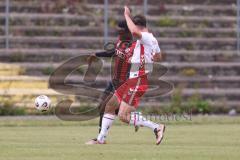 *** Bayernliga Nord - Saison 2025/26 - FC Ingolstadt 04 II - Jahn Regensburg II - Jason Osei Tutu (Nr.11 - FC Ingolstadt II) - Schön Lenny weiss Regensburg - Foto: Meyer Jürgen