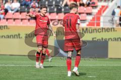 3. Liga; FC Ingolstadt 04 - 1. FC Schweinfurt 05; Julian Kügel (29, FCI) Frederik Christensen (11, FCI)