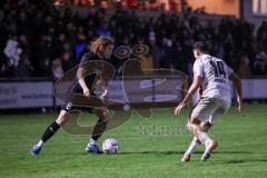 Toto-Pokal; ATSV Erlangen - FC Ingolstadt 04; Tim Civeja (8, FCI) Ensar Rexhepi ( ATSV)