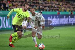 DFB Pokal; Borussia Dortmund - FC Ingolstadt 04; Fatih Kaya (9, FCI) Pongracic Marin (34 BVB)