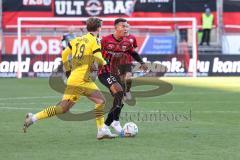 3. Liga; FC Ingolstadt 04 - Borussia Dortmund II; Marcel Costly (22, FCI) Pohlmann Ole ( BVB2)