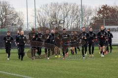 2.BL; FC Ingolstadt 04 - Trainingsstart nach Winterpause, Neuzugänge, Warmup Gruppe Lauf