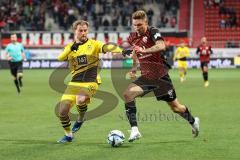 3. Liga; FC Ingolstadt 04 - Borussia Dortmund II; Julian Kügel (31, FCI) Pohlmann Ole (30 BVB2)