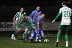 Landesliga - Saison 2025/26 - SV Manching - FV Illertissen II - Johannes  Dexl (Nr.13 - SV Manching) - Kasumaj Altin blau Illertissen  - Foto: Meyer Jürgen