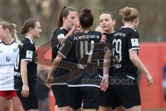 2. Bundesliga Frauen - Saison 2023/24 - FC Ingolstadt 04 Frauen - HSV Fr.1 - Anna-Lena Fritz (Nr.19 - FCI) schiesst den 2:2 Ausgleichstreffer - jubel - Foto: Meyer Jürgen