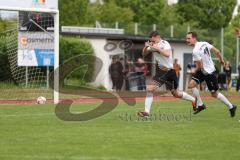 A-Klasse - Saison 2023/24 - TSV Gaimersheim II - FC Gerolfing II-  - Der 5:3 Führungstreffer per Elfmeter durch Fabian Kühnert weiss Gaimersheim - jubel - XXXXX - Foto: Meyer Jürgen